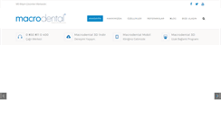 Desktop Screenshot of macrodental.com.tr